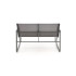 Conor Zestaw Ogrodowy ( Sofa + Fotel 2X + Ława ), Ciemny Popiel / Jasny Popiel Halmar