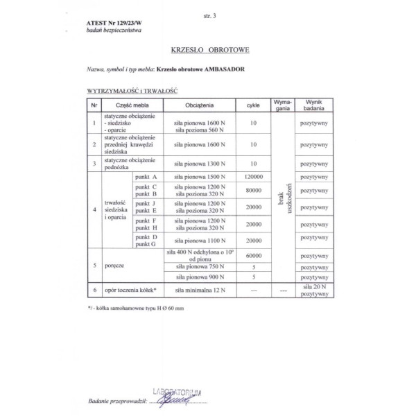 Ambasador Fotel Gabinetowy Popielato / Czarny Halmar