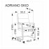 Adriano Skid Fotel Pracowniczy Czarny Halmar
