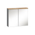 Szafka Z Lustrem 80Cm 2 Drzwi