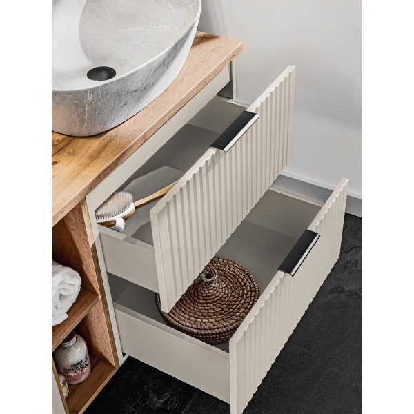 Szafka Pod Umywalkę 80Cm 2 Szuflady