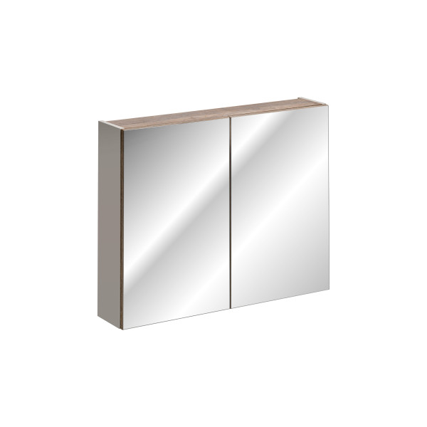 Szafka Z Lustrem 80Cm 2 Drzwi