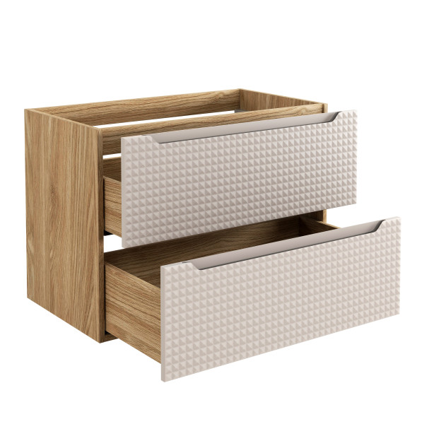 Szafka Pod Umywalkę 80Cm 2 Szuflady