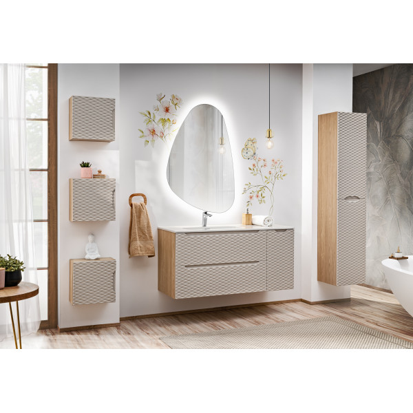 Szafka Pod Umywalkę 90Cm 2 Szuflady