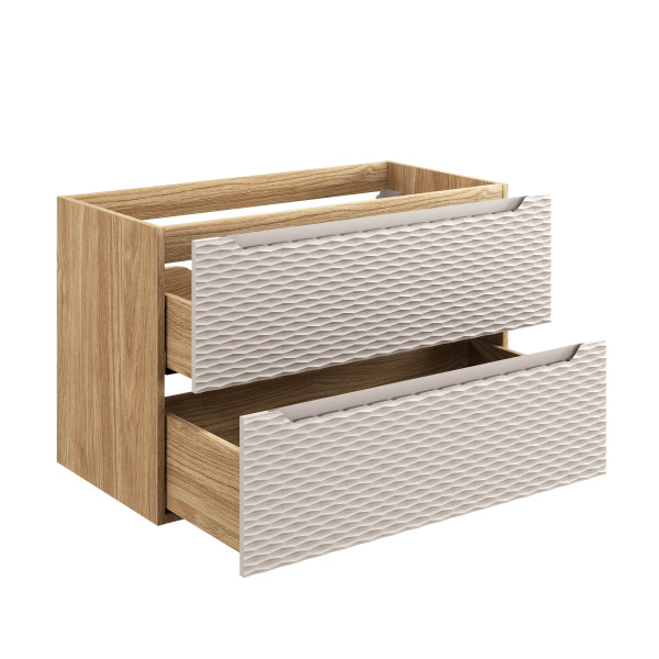Szafka Pod Umywalkę 90Cm 2 Szuflady