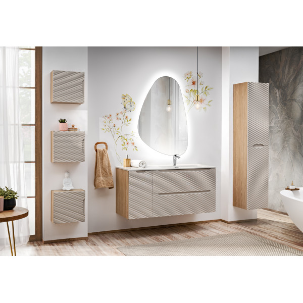 Szafka Pod Umywalkę 90Cm 2 Szuflady