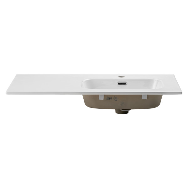 Umywalka Meblowa Jednokomorowa 90Cm Z Blatem Ceramicznym