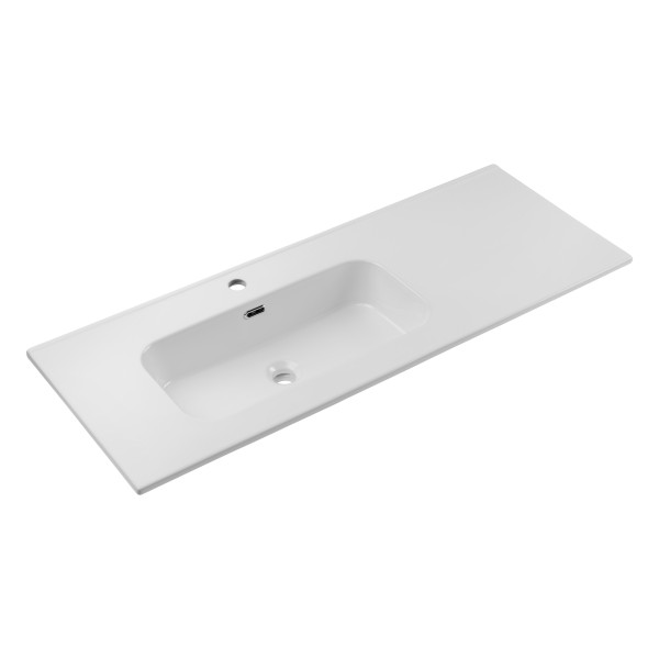 Umywalka Meblowa Jednokomorowa 120Cm Z Blatem Ceramicznym