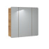Szafka Z Lustrem 80Cm 3 Drzwi