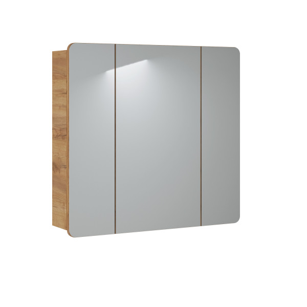 Szafka Z Lustrem 80Cm 3 Drzwi