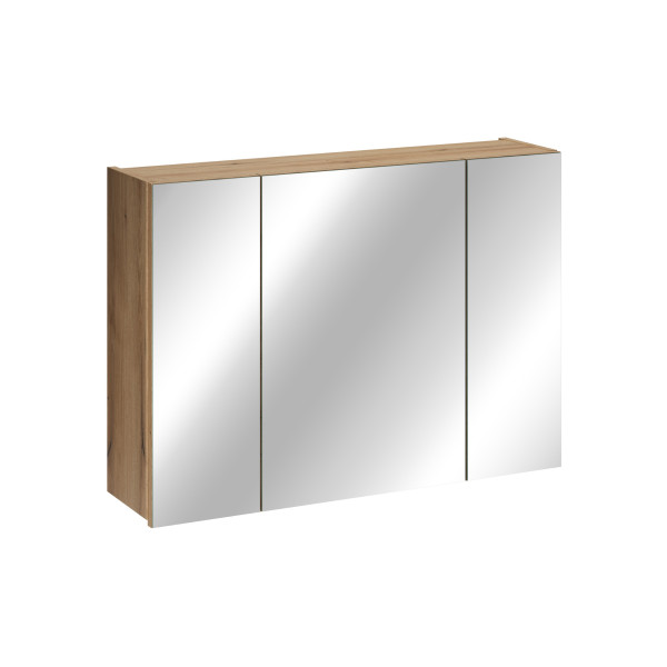 Szafka Z Lustrem 80Cm 3 Drzwi