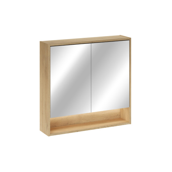 Szafka Z Lustrem 80Cm 2 Drzwi