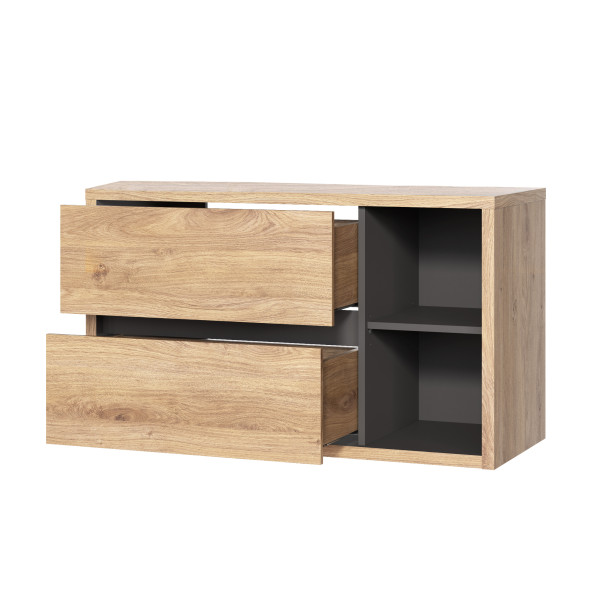Szafka Pod Umywalkę 100Cm 2 Szuflady