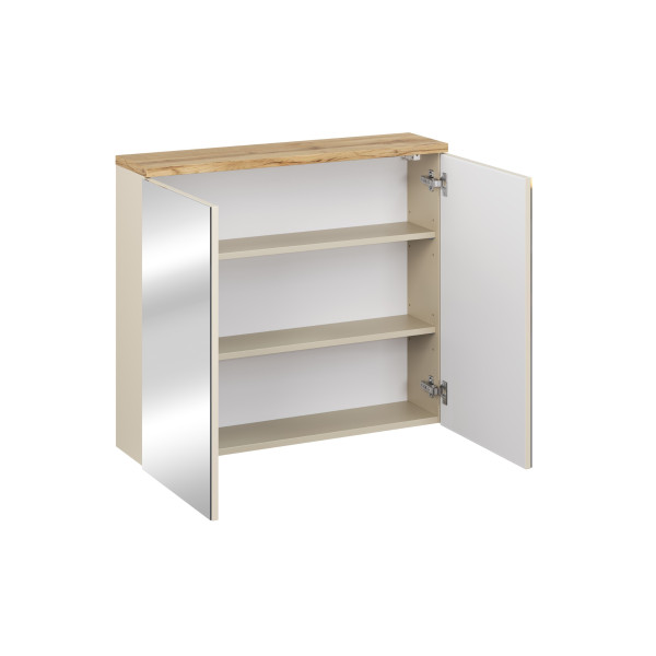 Szafka Z Lustrem 80Cm 2 Drzwi
