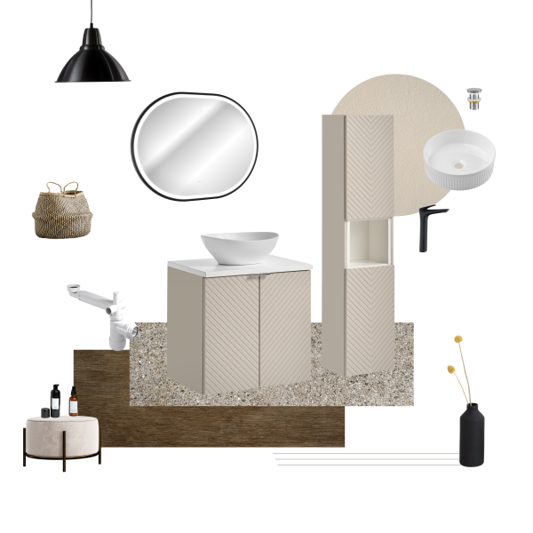 Zestaw Meblowy 80Cm Z Umywalką Meblową Dance