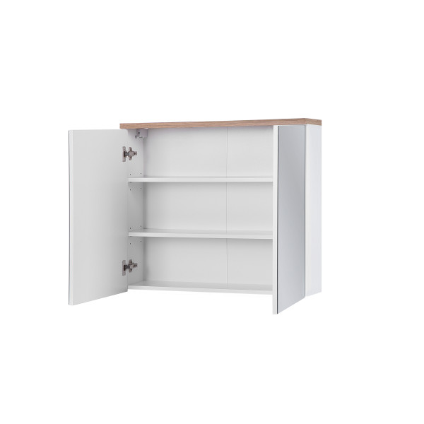 Szafka Z Lustrem 80Cm 2 Drzwi
