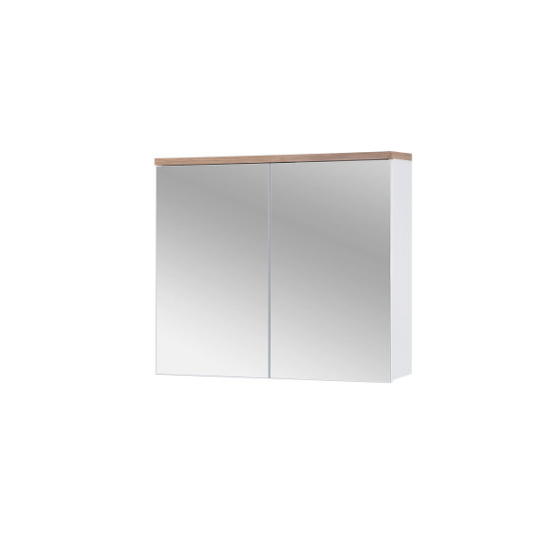 Szafka Z Lustrem 80Cm 2 Drzwi