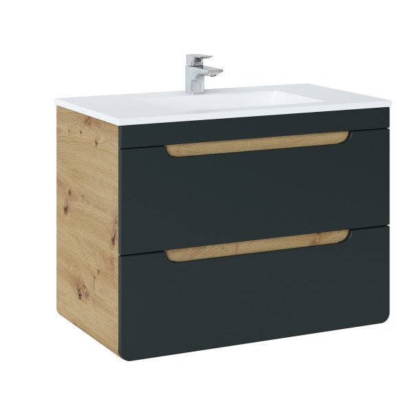 Szafka Pod Umywalkę 80Cm 2 Szuflady