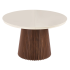 Nowoczesny Stół Rozkładany 120-160-200 cm do Salonu Jadalni Mid Century Modern Kaszmir Orzech ROSELLA