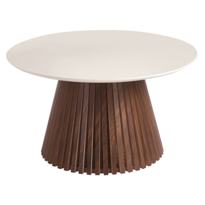 Nowoczesny Stolik Kawowy Ława do Salonu Mid Century Modern Kaszmir Orzech ROSELLIA S