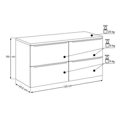 Zestaw Meblowy 120Cm Z Blatem
