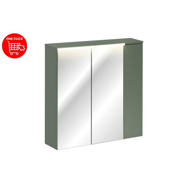 Zestaw 80Cm Z Szafką Z Lustrem I Szafką Górną