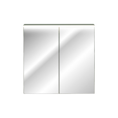 Szafka Z Lustrem 80Cm 2 Drzwi Z Podświetleniem Led