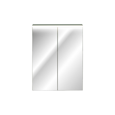 Szafka Z Lustrem 60Cm 2 Drzwi Z Podświetleniem Led