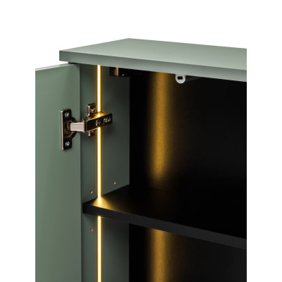 Szafka Górna 40Cm 1 Drzwi Z Podświetleniem Led