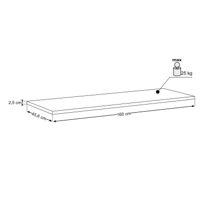 Blat 160Cm