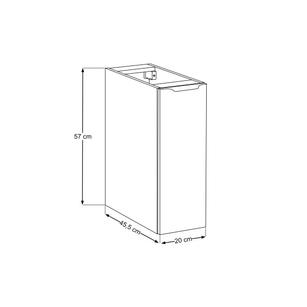 Szafka Pod Blat 20Cm 1 Drzwi