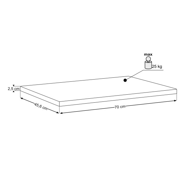 Blat 70Cm