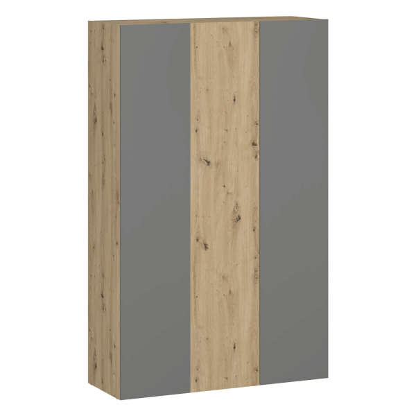 Elegancki Nowoczesny Gładki Front 50x237 cm Do Szafy Do Garderoby Popielaty FORMO F1