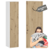 Nowoczesny Front 50x237 cm Do Szafy Do Garderoby Elegancki Gładki Dąb Artisan FORMO F1