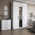 Biały Elegancki Front 50x237 cm Do Szafy Do Garderoby Gładki Nowoczesny FORMO F1