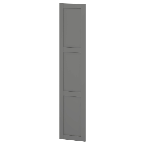 Elegancki Nowoczesny Front 50x237 cm Do Szafy Garderoby z Ramkami Popielaty FORMO F2