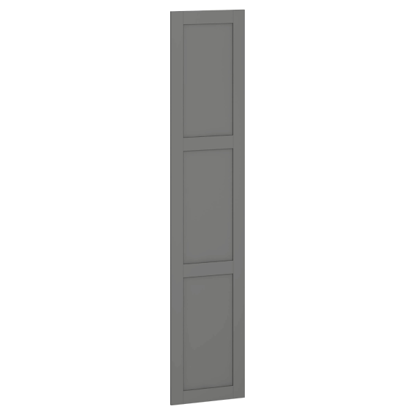 Elegancki Nowoczesny Front 50x237 cm Do Szafy Garderoby z Ramkami Popielaty FORMO F2
