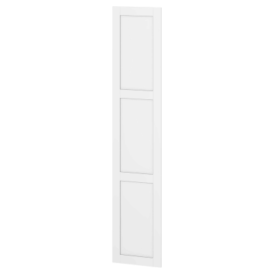 Biały Nowoczesny Front 50x237 cm Do Szafy Garderoby Elegancki z Ramkami FORMO F2