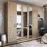 Nowoczesny Front z Ramkami 50x237 cm Do Szafy Garderoby Elegancki Dąb Artisan FORMO F2