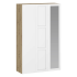 Front Z Lustrem Do Szafy Garderoby Nowoczesny Elegancki 50x237 cm Biały FORMO F3