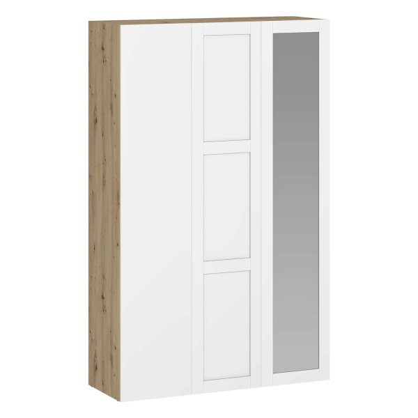 Front Z Lustrem Do Szafy Garderoby Nowoczesny Elegancki 50x237 cm Biały FORMO F3