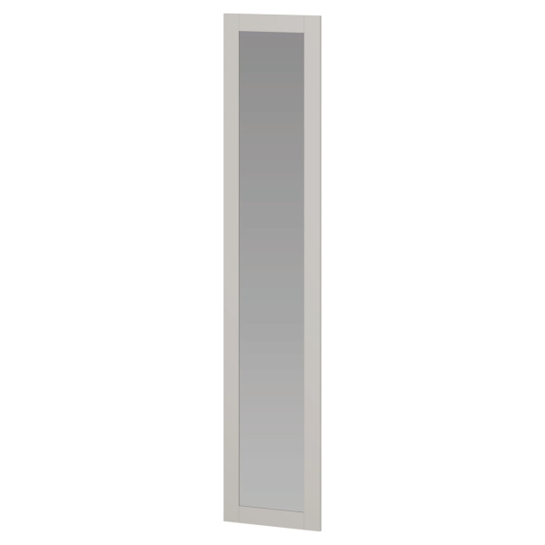 Nowoczesny Front 50x237 cm Beżowy Z Lustrem Do Szafy Garderoby Elegancki Kaszmir FORMO F3