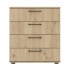 Nowoczesna Elegancka Komoda Z Szufladami 77x82 cm Do Salonu Garderoby Dąb Artisan FORMO KM-1