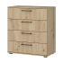Nowoczesna Elegancka Komoda Z Szufladami 77x82 cm Do Salonu Garderoby Dąb Artisan FORMO KM-1