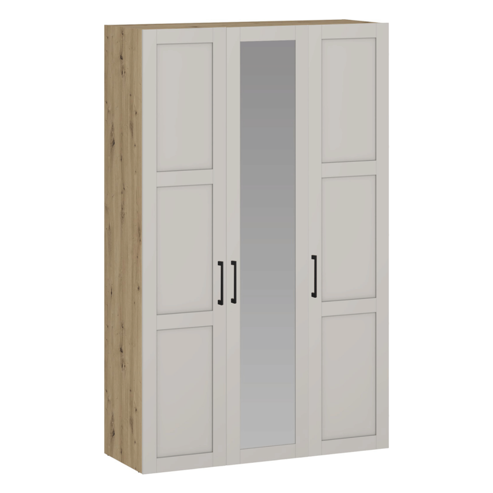 Szafa 150 cm z lustrem Dąb Artisan Kaszmir FORMO