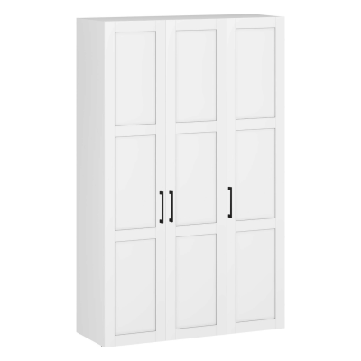 Pojemna Szafa Do Garderoby Sypialni Duża Nowoczesna 150 cm Elegancka Biała FORMO K7