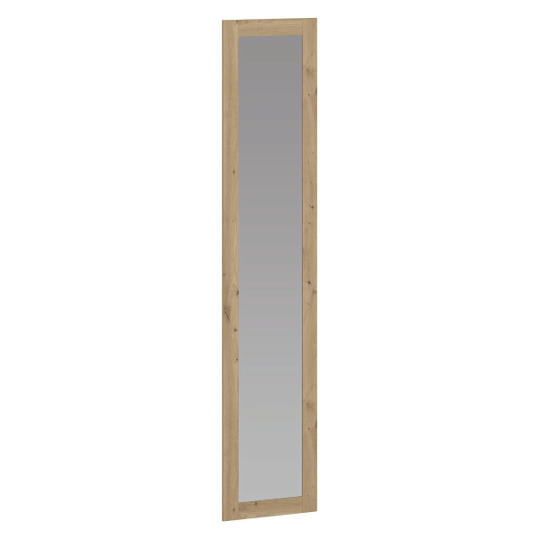 Pojemna Duża Szafa 250 cm Do Sypialni Garderoby Nowoczesna Elegancka Z Lustrem Dąb Artisan Popiel FORMO K7+K6