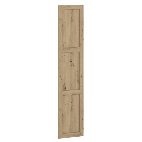 Nowoczesna Duża Szafa Narożna Z Lustrem Do Garderoby Sypialni Pojemna 341 cm Elegancka Dąb Artisan Popiel FORMO K5+K7+K8