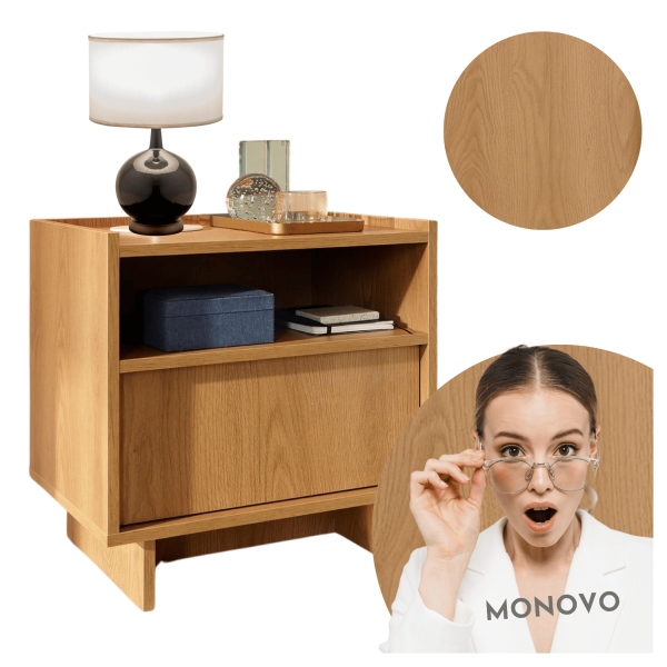 ❤️ Nowoczesna Komoda Dąb Carmel do Salonu YASUMI S50 ⭐