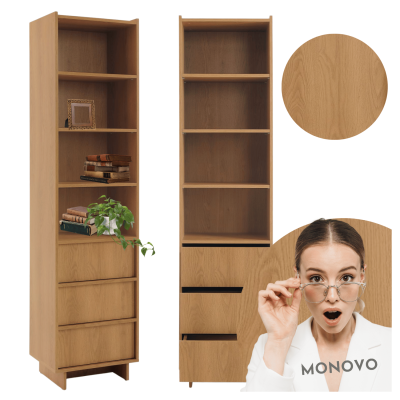 ❤️ Nowoczesna Komoda Dąb Carmel do Salonu YASUMI R50 ⭐